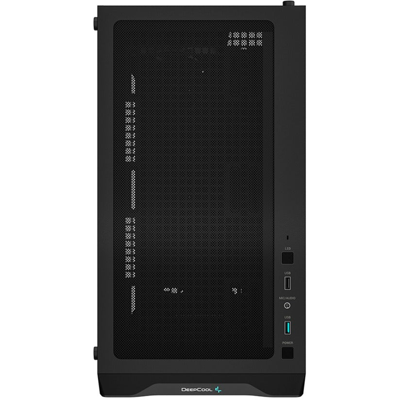 Custodia mini tower Deepcool CC360 ARGB (nera | 2x USB-A | RGB | vetro temperato)