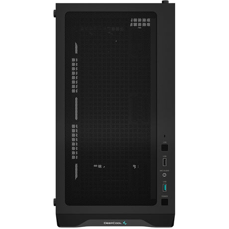 Custodia mini tower Deepcool CC360 ARGB (nera | 2x USB-A | RGB | vetro temperato)