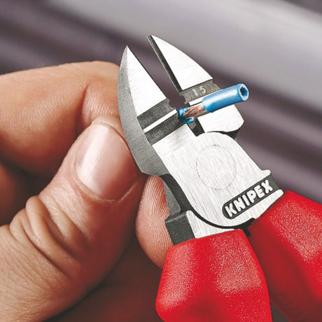Pinza da taglio laterale Knipex 14 22 160 pinza da taglio (rosso blu, lunghezza 160 mm, testata VDE)