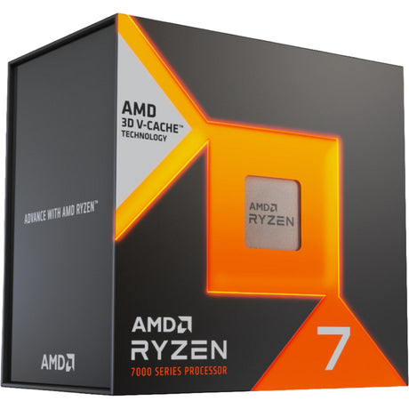 Processore AMD Ryzen 7 7700x3D, 4 GHz (4,5 GHz Turbo Boost) con socket AM5 (sbloccato, in scatola)