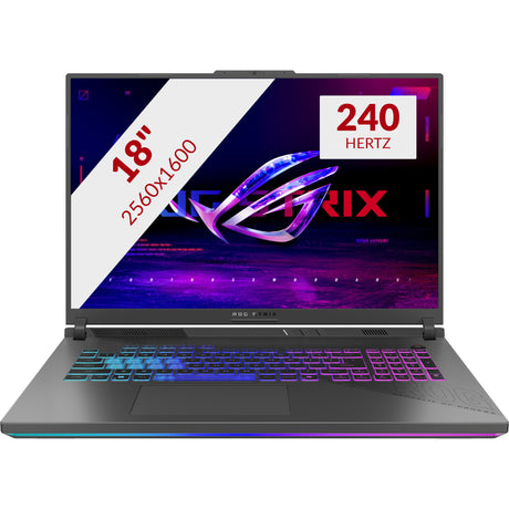 Laptop da gioco Asus ROG Strix G18 G814PM-S9012W 18 (Grigio | R9 7940HX | RTX 5060 | 16 GB | SSD da 1 TB)