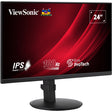 Monitor Viewsonic vg2408a 24 (nero, 1x HDMI, 1x porta display, USB-C, USB-A, audio, 100 Hz)