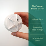 Rilevatore di perdite d'acqua Frient (bianco, zigbee 3.0)