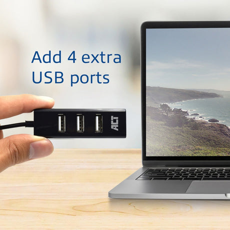 Hub USB Act ac6205 nero