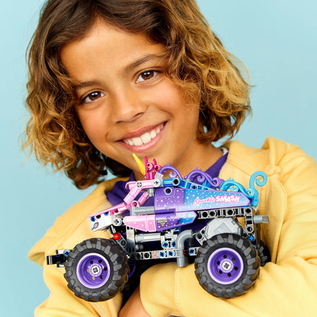 Lego Technic 42220 Monster Jam Sparkle Smash Tira indietro
