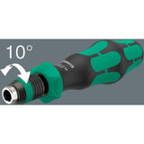 Wera kraftform kompakt 838 ra-r m imperial set 1 set di punte (nero verde, 15 pezzi)