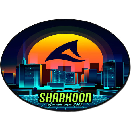 Tappetino di protezione Sharkoon sfm11 (retrò) (blu giallo)