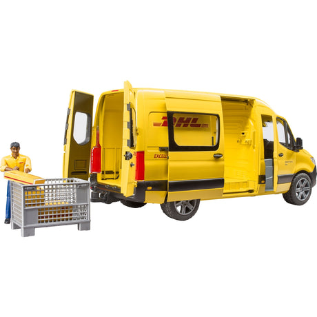 Bruder MB Sprinter DHL con conducente modello di veicolo (02671)