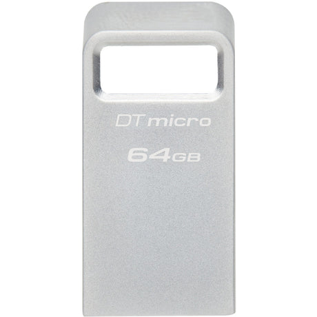 Chiavetta USB Kingston data traveler micro 64 GB (argento, dtmc3g2 64 GB, USB 3.2 gen 1)