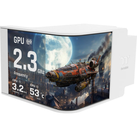 Thermaltake Magcurve 360 Ultra ARGB Sync AIO Dispositivo di raffreddamento a liquido - Snow Edition Raffreddamento ad acqua (Bianco)