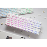 Ducky one 3 classica tastiera meccanica tkl rgb bianca pura (bianca, layout us (qwerty), cherry mx silent red, 80% (tkl), LED rgb, double-shot pbt, hot-swapable, meccanica quack)