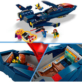 Lego Marvel - X-Men X-Jet giocattolo costruibile (76281)