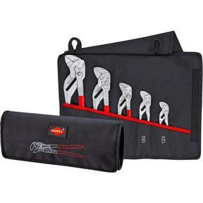 Knipex 001955s4 Set di 5 pinze chiavi inglesi in borsa a rullo