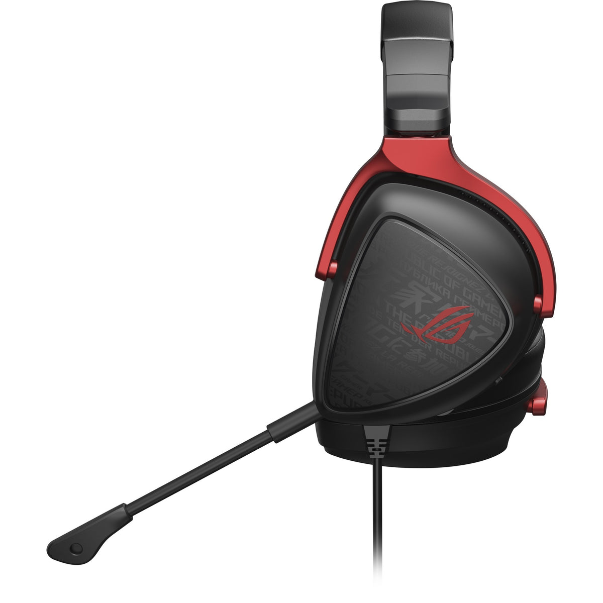 Cuffie da gioco over-ear Asus rog delta s core (nero rosso, pc, playstation 4, playstation 5, xbox one, xbox series x|s, nintendo switch)