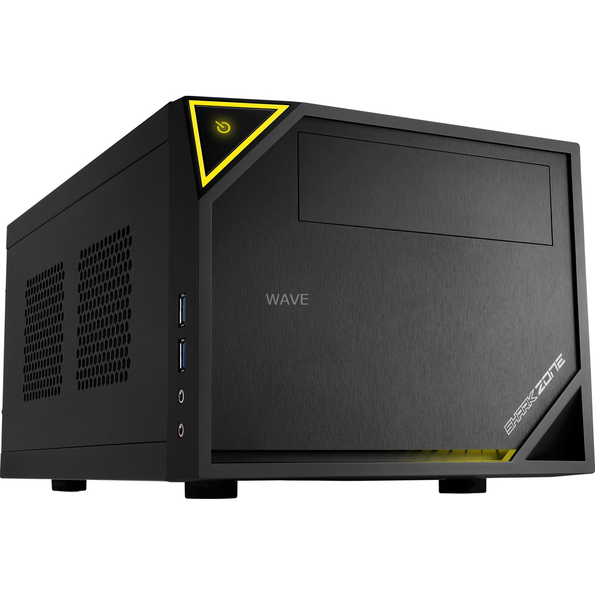 Custodia mini tower Sharkoon Shark Zone C10 (nera | 2x USB-A)
