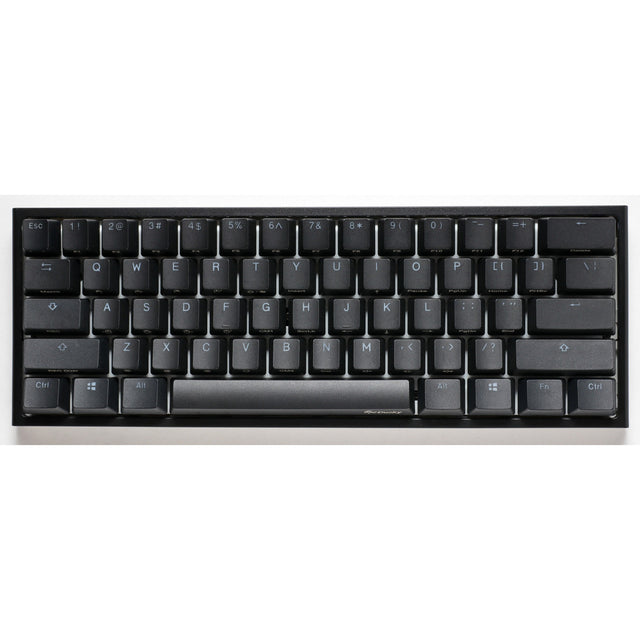 Tastiera da gioco meccanica Ducky One 2 Pro Mini Classic RGB (nera, layout USA (qwerty), Cherry MX Silent Red, 60%, LED RGB, double-shot PBT, meccanica Quack)