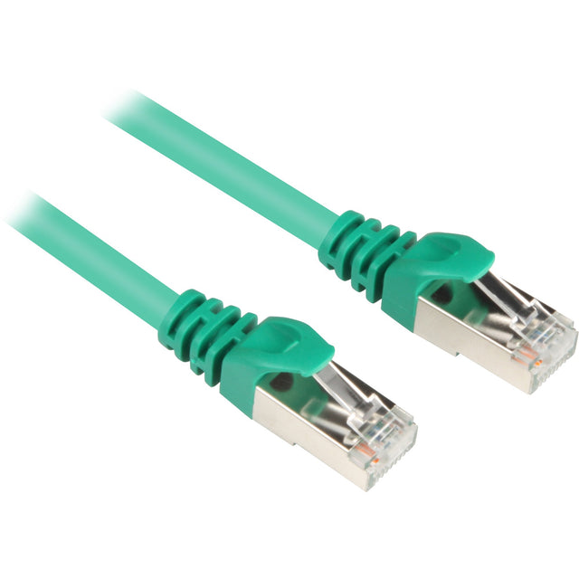 Cavo di rete Sharkoon SFTP, RJ-45 con Cat.6 (verde, 10 metri)