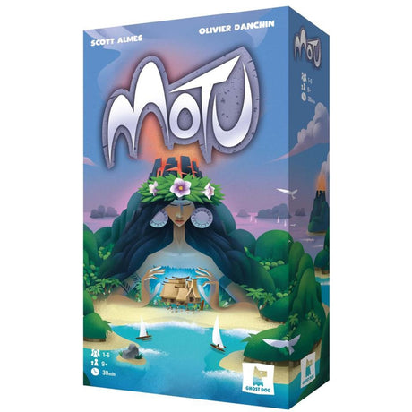 Gioco da tavolo motu della rete di giocatori europei (inglese francese, 1 - 6 giocatori, 30 minuti, da 9 anni)