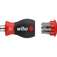 Cacciavite Wiha con caricatore magnetico (nero rosso, 6 punte)