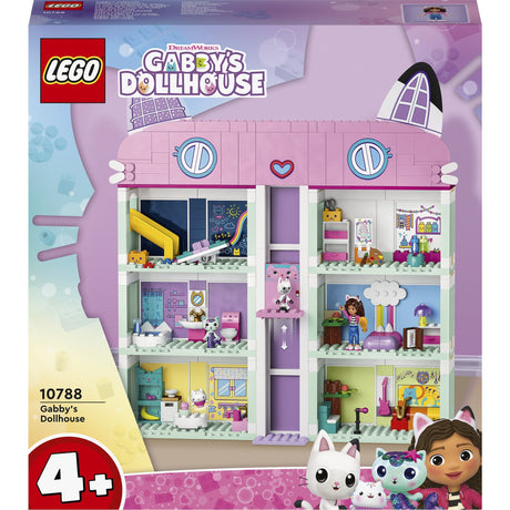 Lego Gabby's Dollhouse Gabby's Dollhouse Toys giocattoli con 4 minifigure e accessori per bambini 4+ - 10788