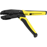 Pinza a crimpare coassiale universale Delock (nero giallo, 7 diametri)