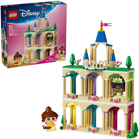 Lego Disney Princess 43291 Mini Belle e Tiana con castello