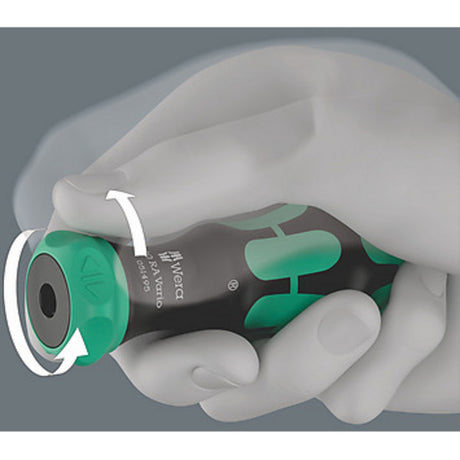 Wera kraftform kompakt vario ra, set di punte da 7 pezzi (nero verde)