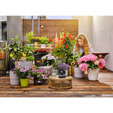 Gardena set di irrigazione per le vacanze aquabloom set computer per irrigazione (grigio, 13300-20, batteria inclusa)