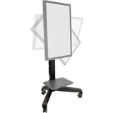Base uhd per centro multimediale mobile Ergotron neo-flex (nero)