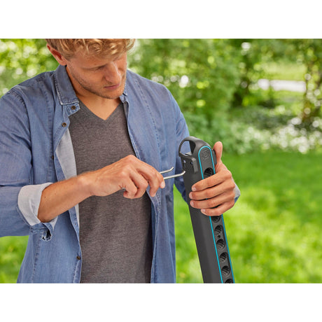 Gardena combisystem portautensili porta flex (grigio scuro turchese)