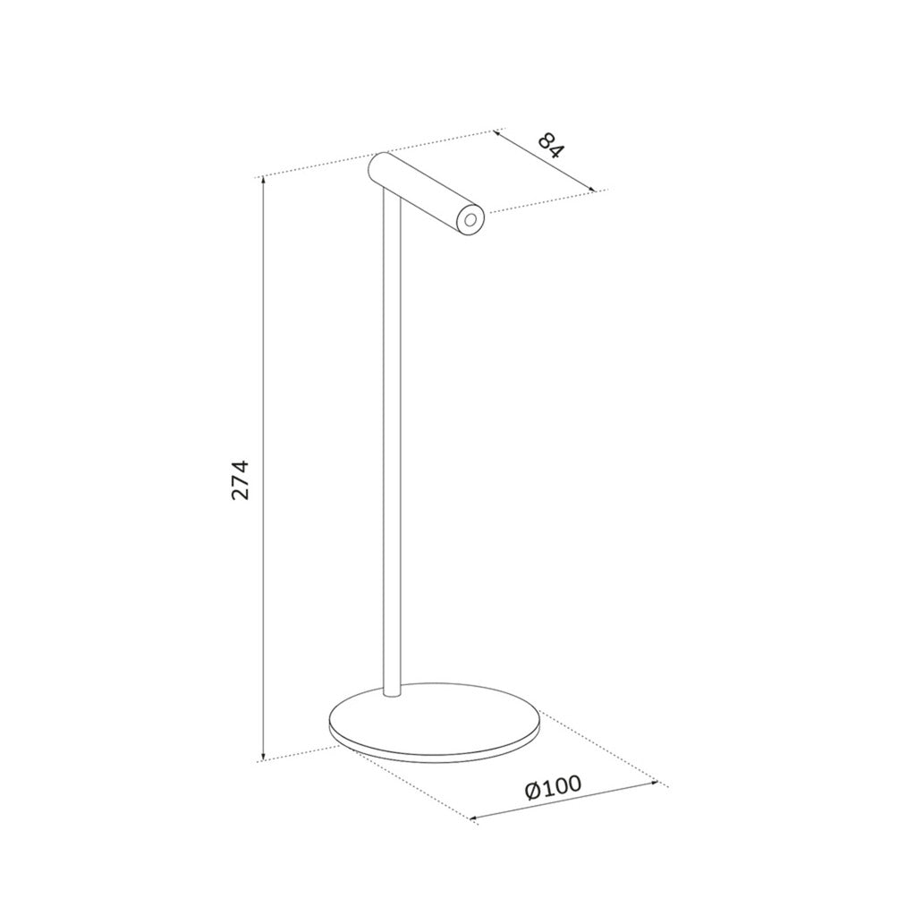 Supporto per supporto per cuffie Neomounts ads11-170sl (argento)