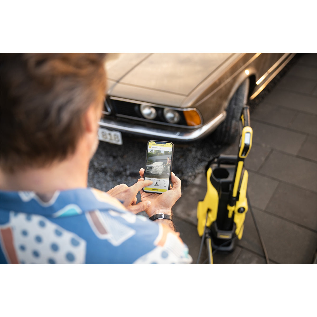Idropulitrice Kärcher k 7 smart control (giallo nero, 1.317-200.0, Bluetooth)