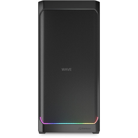 Custodia midi tower Sharkoon ak4w per strip rgb (nero | 2x usb-a | 1x usb-c | rgb | vetro temperato)