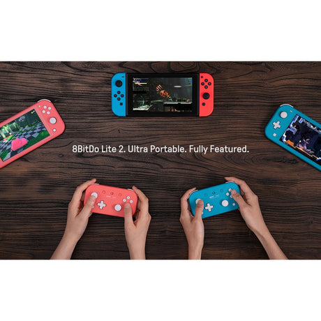 Gamepad rosa 8bitdo lite 2 (rosa, Android, switch, Raspberry Pi)