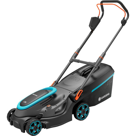 Gardena powermax 37 36v p4a pronto all'uso - tosaerba a batteria - 37 cm - incl. 2 batterie