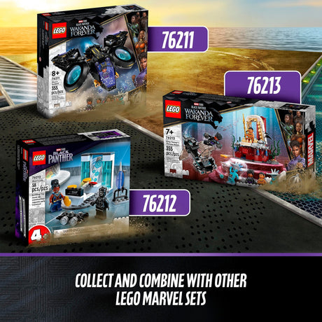 Lego Marvel - Giocattolo costruibile dell'uccello solare di Shuri (76211)