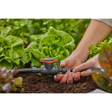 Valvola di intercettazione e regolazione Gardena micro-drip-system 13 mm (1 2 ) (grigio arancione)