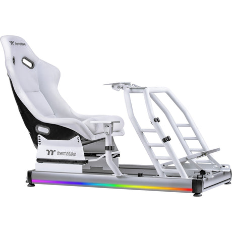Thermaltake GR500 Racing Simulator Cockpit Simulatore di corse sulla neve (Bianco)