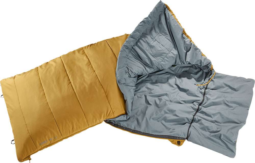 Deuter orbit sq +6° - sacco a pelo in fibra sintetica