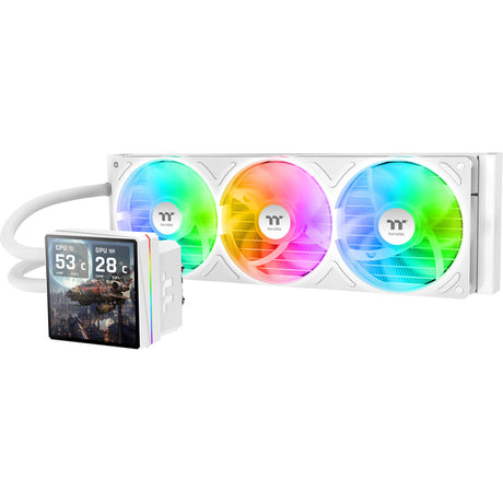 Thermaltake TH360 V3 Ultra ARGB Sync AIO Dispositivo di raffreddamento a liquido - Snow Edition Raffreddamento ad acqua (Bianco)