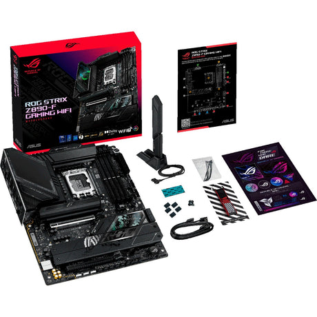Scheda madre Asus ROG Strix Z890-F Gaming WiFi Socket 1851 (Nero, RAID, 2.5GB-LAN, Wi-Fi 7, BT, Suono, ATX)