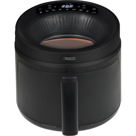 Friggitrice ad aria calda Princess cyclone vision airfryer (nera, 5 litri)