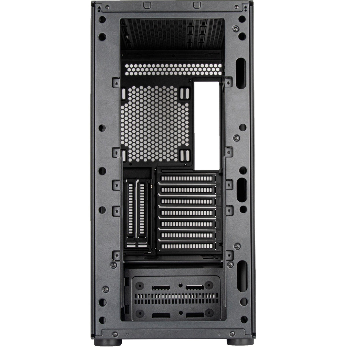 Custodia midi tower Silverstone sst-sed1-b (nera | 2x USB-A | 1x USB-C)