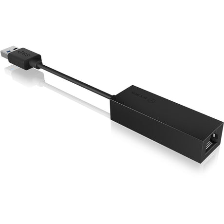 Icy box ib-ac501a, USB 3.0 > adattatore RJ-45 (nero)