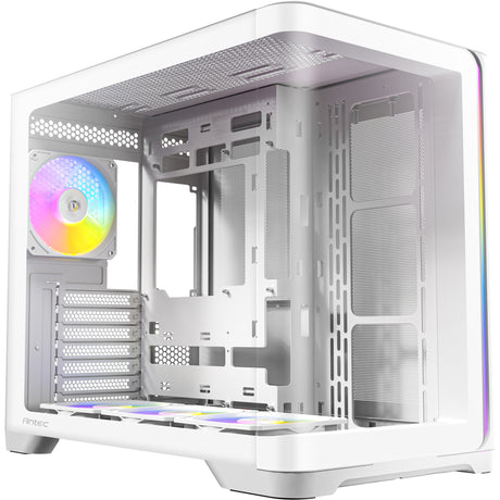 Custodia midi tower Antec c5 curve argb (bianco | 2x USB-A | 1x USB-C | vetro temperato)