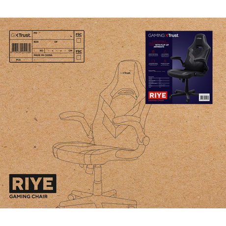 Sedia da gaming Trust gxt 703 riye (nera)