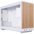 Custodia midi tower Lian li a3-matx bianca (edizione legno) (colore legno bianco | 2x USB-A | 1x USB-C | vetro temperato)