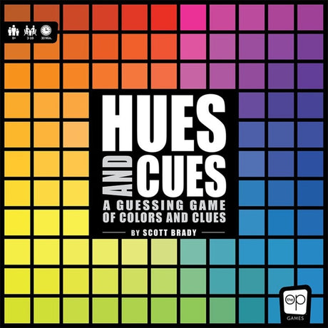 Gioco da tavolo Hues and Cues di European Player Network (inglese, 3 - 6 giocatori, 30 minuti, da 8 anni)