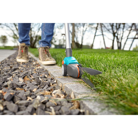 Forbici per erba Gardena comfort con manico (turchese nero, 12100-20)
