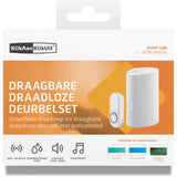 Klikaanklikuit acdb-9000ac - campanello senza fili - ricevitore a batteria - bianco